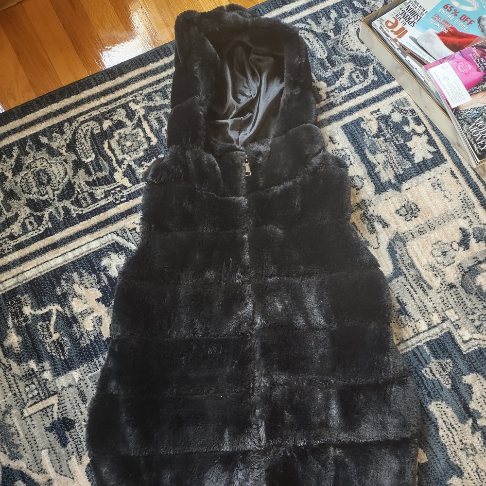 Italian Fax Fur Long Vest